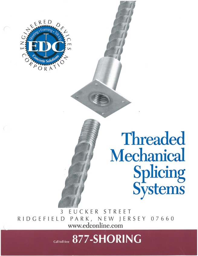 Threaded Mechanical Splicing Systems catalog cover